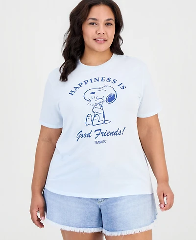Disney Trendy Plus Snoopy Good Friends Crewneck Tee
