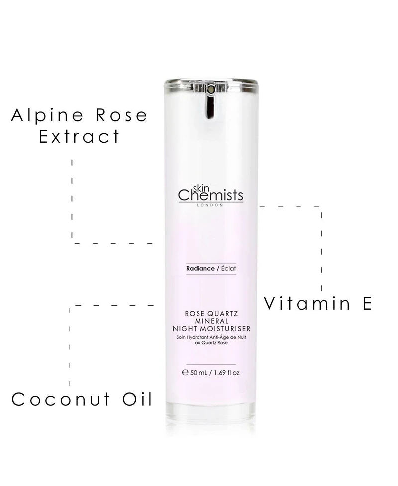 skinChemists Rose Quartz Mineral Night Moisturizer 50ml