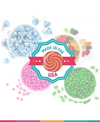 Just Candy Father's Day Candy Gift Tin with Chocolate Lindor Truffles by Lindt Large Plastic Tin with Sticker, 24 Pieces