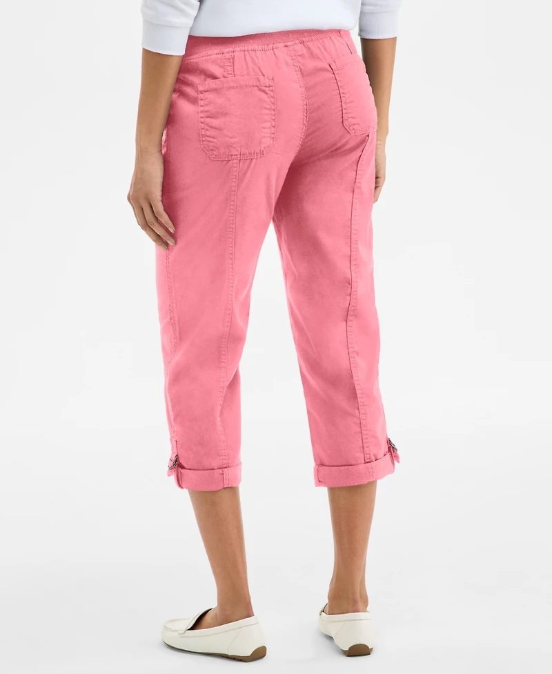 Style & Co Women's Mid-Rise Pull-On Capri Pants, Exclusively at Macy's