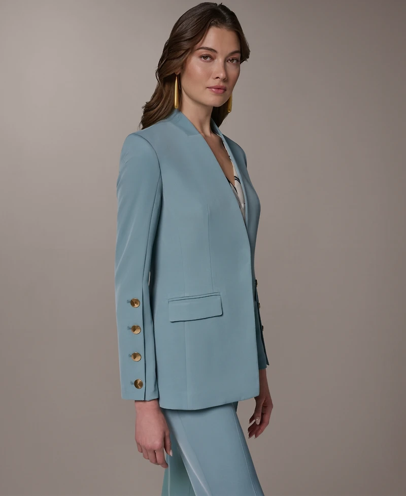 Donna Karan New York Petite Collarless Blazer