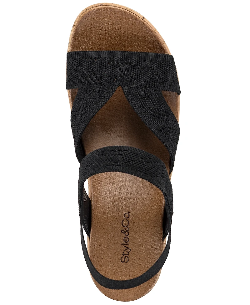 Style & Co Women's Cheryll Wedge Heel Sandals, Macy's Exclusive