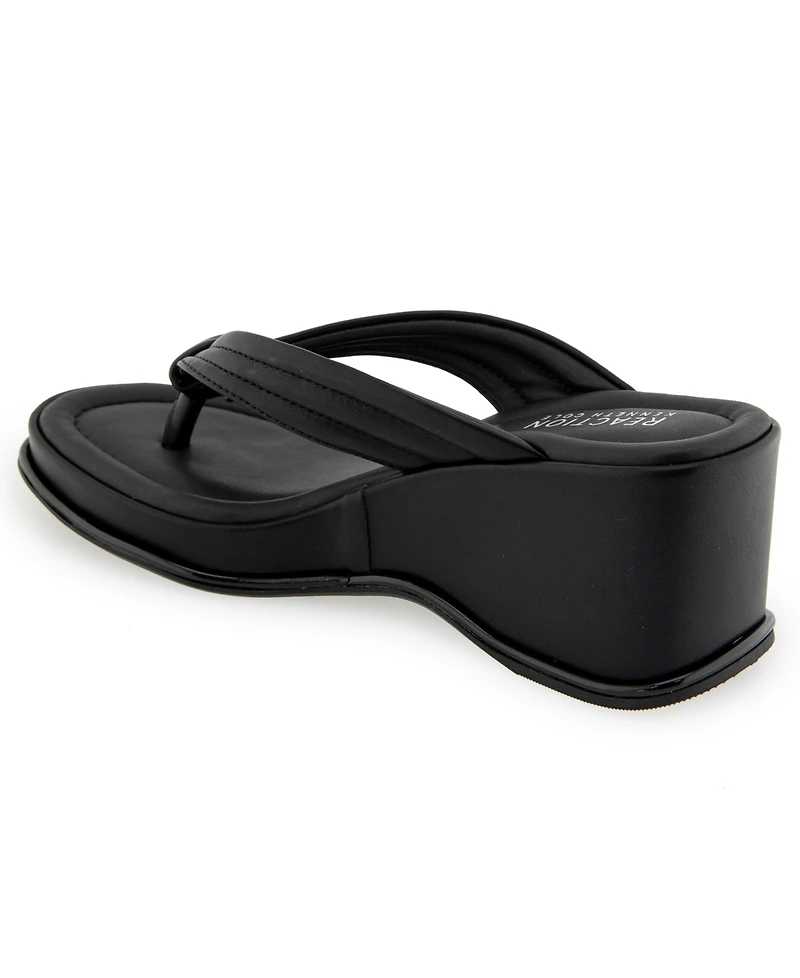 Kenneth Cole Reaction Women's Rixton Wedge Thong Sandals