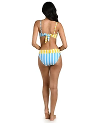 La Blanca Women's Coastal Club House Twist Front Bikini Top