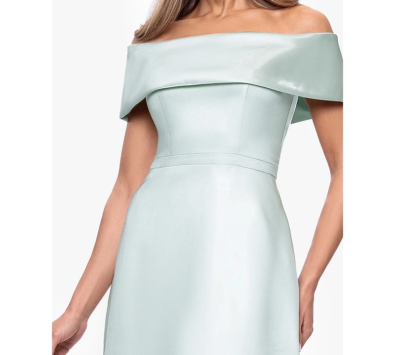 Xscape Women's Off-The-Shoulder Ball Gown