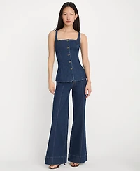 Good American Women's Sleeveless Top, Regular & Plus