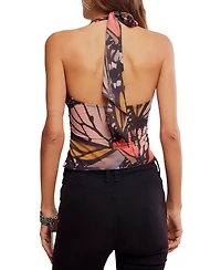 Free People Women's Butterfly Effect Halter Neck Top