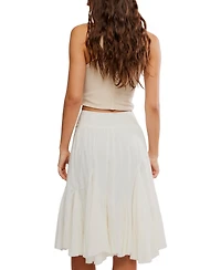 Free People Women's Frida Godet Pull-On Midi Skirt