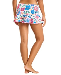 Tommy Bahama Women's High-Waist Flounce Swim Skirt