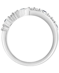 Effy Collection Sapphire (1/3 ct. t.w.) & Diamond (0.03 ct. t.w.) Ring in Sterling Silver