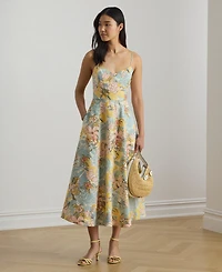 Lauren Ralph Women's Floral Midi Dress