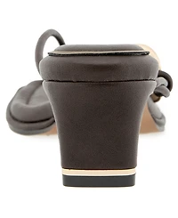 Kenneth Cole New York Women's Madrid Kitten Heel Thong Sandals