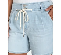 Liverpool Los Angeles Women's Tie-Front Pleated Shorts