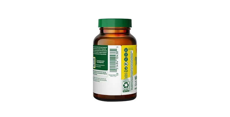MegaFood Vitamin D3 with K & K2, 5000 Iu 60 Caps