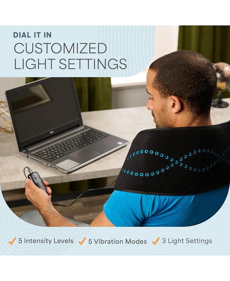 LifePro Red Light Therapy Belt – Near Infrared & Red Light for Muscle Relaxation, Inflammation & Circulation