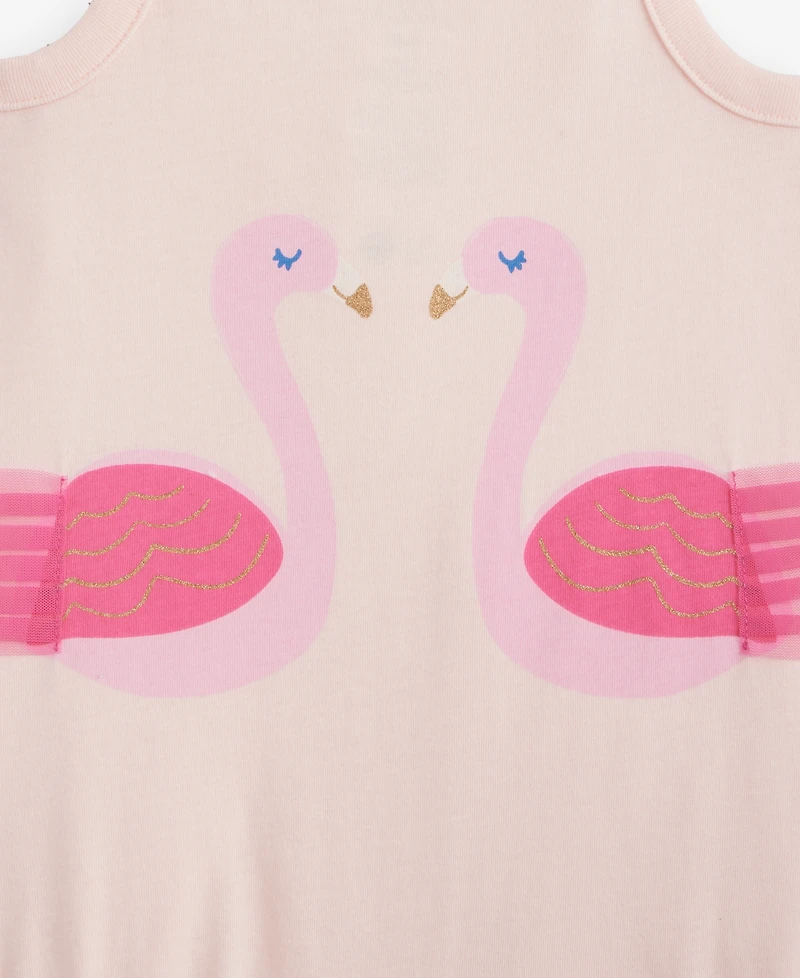 First Impressions Baby Girls' 0M-24M Two Flamingos Sunsuit, Macy's Exclusive