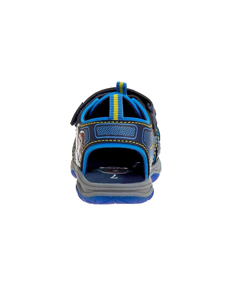 Nickelodeon Big Boys Paw Patrol Hook & Loop Closed Toe Sport Sandals Protection Outdoor Durable