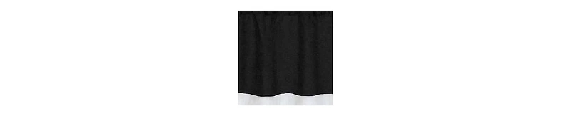 Kate Aurora Country Farmhouse Flax Linen Tie Up Window Valance - 58 in. W x 14 L