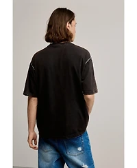 Desigual Men's Plain t-shirt detail