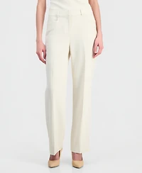 Tahari Asl Women's Pebble Crepe Flare Pants