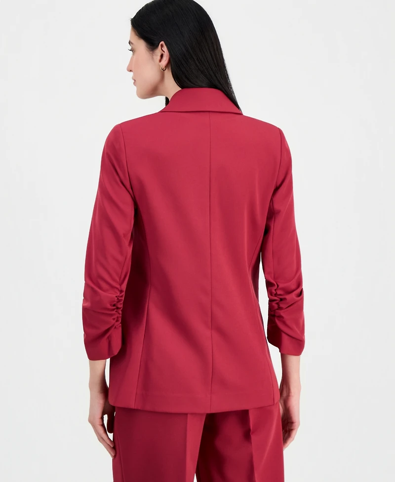 Tahari Asl Women's Faux Double-Breasted Jacket
