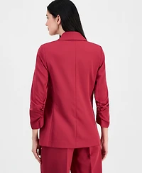 Tahari Asl Women's Faux Double-Breasted Jacket
