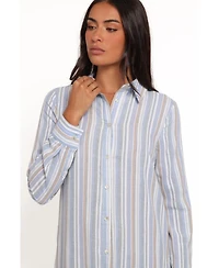 Petal and Pup Women's Caprice Long Sleeve Button Down Maxi Dress