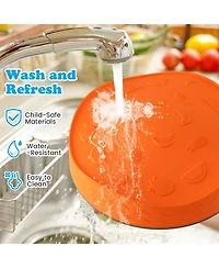 Mecale 5-Piece Kids Stepping Stones Stackable Round River Stone Set for Indoor & Outdoor Play