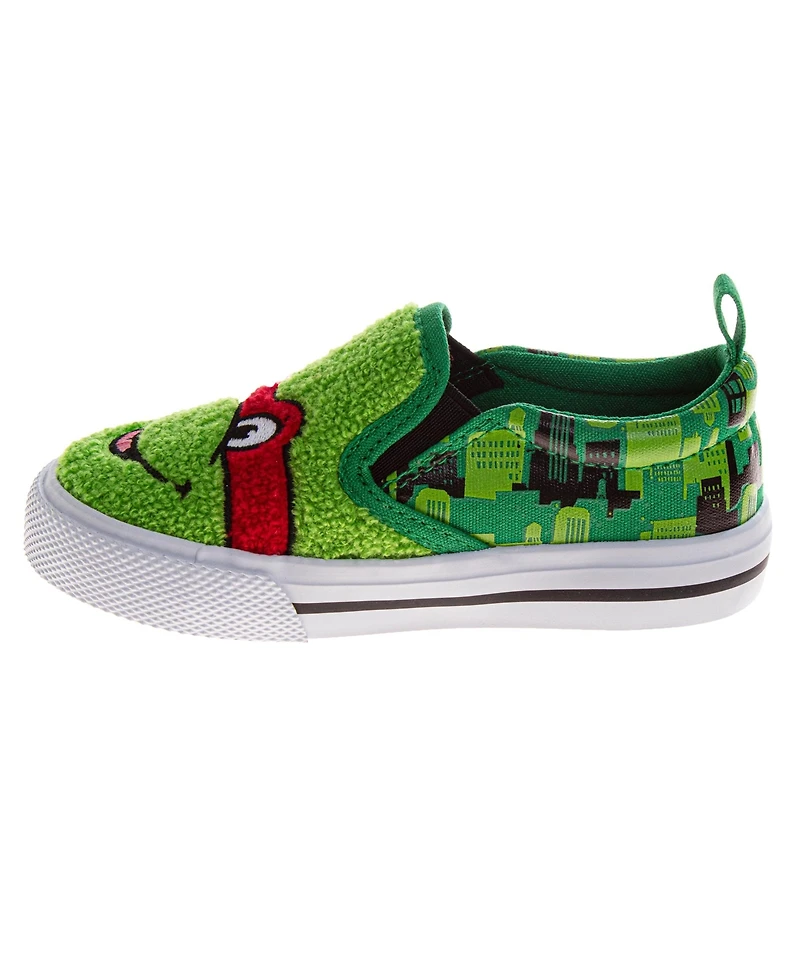 Nickelodeon Big Boys Teenage Mutant Ninja Turtles Slip-On Canvas Shoes
