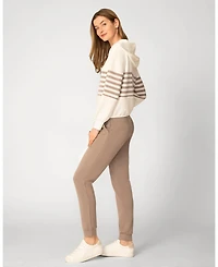 Cable & Gauge Women's Stripe Hoodie Set