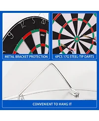 Gse Games & Sports Expert Tournament Bristle Dartboard Set