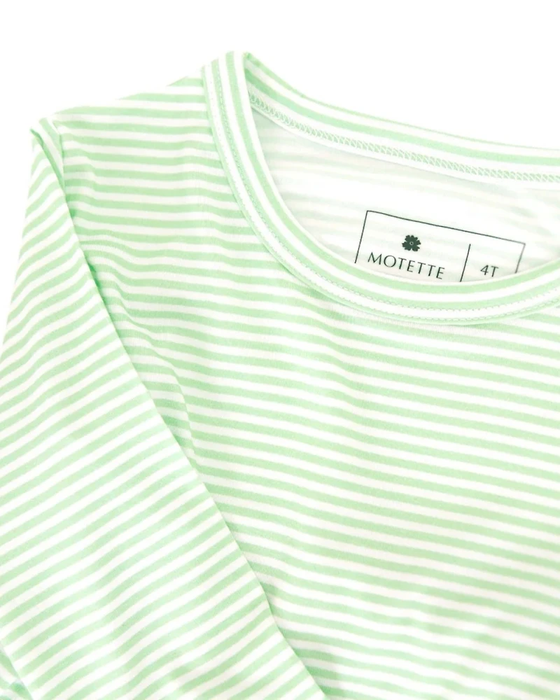 Motette Toddler Boys Pear Stripe Pajama Set