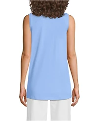 Lands' End Women's Supima Cotton Tunic Tank Top