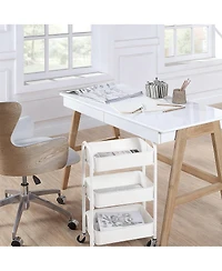 Yigii 3-Tier Compact Rolling Storage Cart