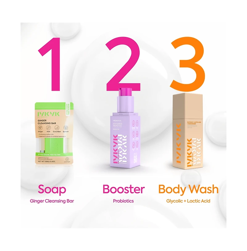 Makari Glycolic + Lactic Acid + Niacinamide Body Wash