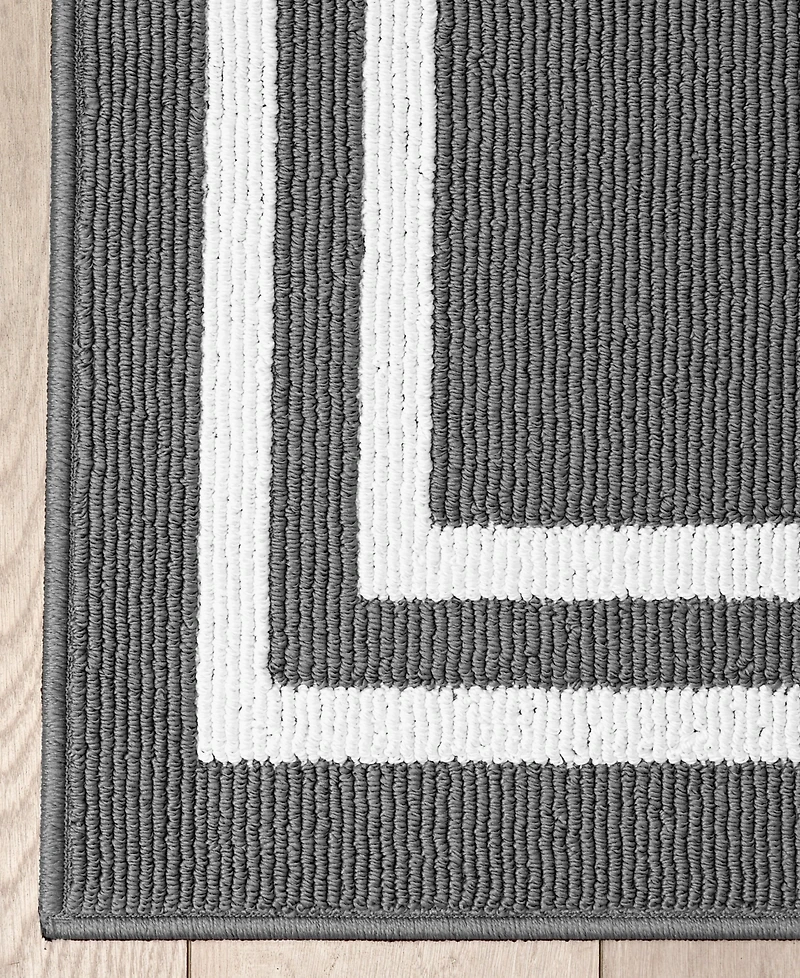 Jean Pierre New York Double Border Runner Rug, 26" x 45"