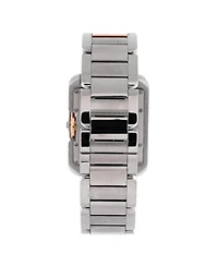 Pre-Owned Cartier Tank Anglaise Automatic Watch in Stainless Steel and Rose Gold 30mm