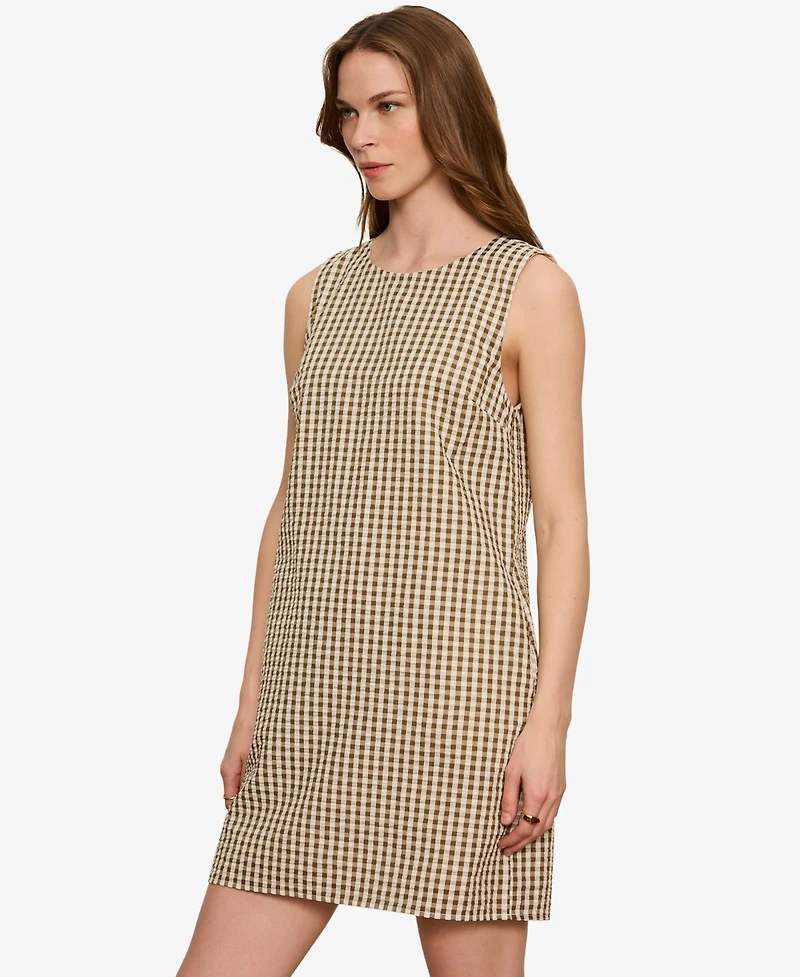 Sanctuary Women's Sleeveless Seersucker Mini Dress