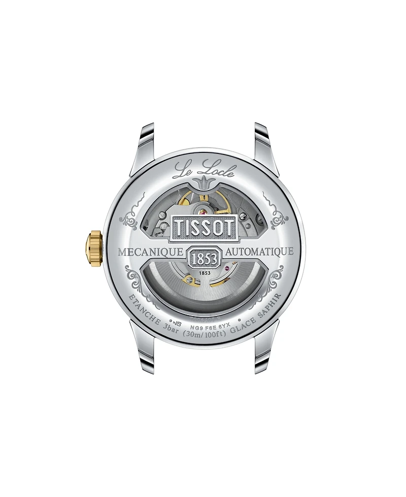 Tissot Men's Powermatic Two-Tone Stainless Steel Watch, 39.30mm