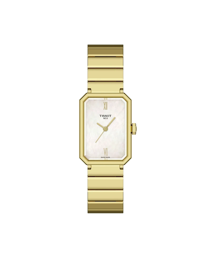 Tissot Women's Gold Tone Stainless Steel Watch, 21.80mm