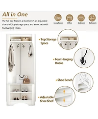 Rainsken Corner Hall Tree