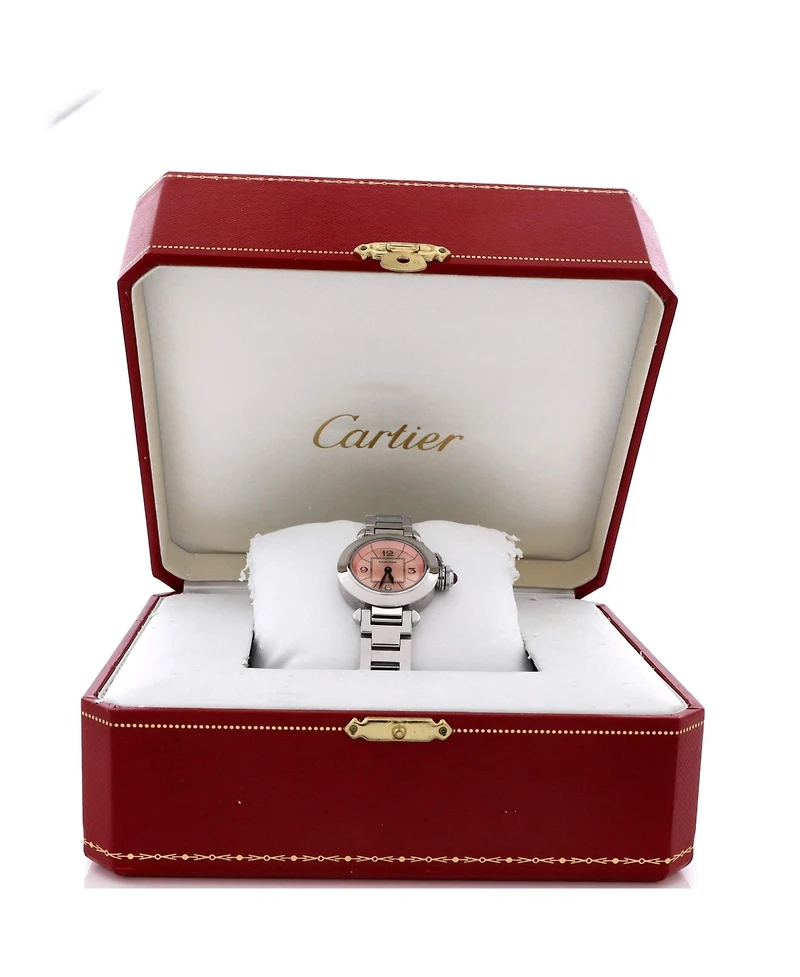 Pre-Owned Cartier Miss Pasha Quartz Watch in Stainless Steel 27mm
