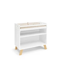 flynama Modern Multi Purpose Changing Table Finish Removable Tray Convertible Bookshelf