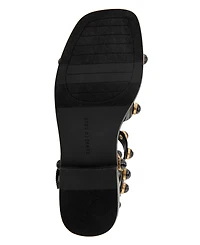 Kenneth Cole New York Women's Ruby Stones Gladiator Flat Sandals