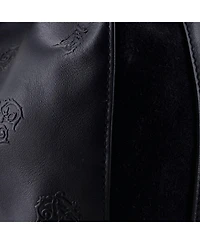 Pre-Owned Chloe Medium Tao Zipped Tote Little Horses Embroidered Leather