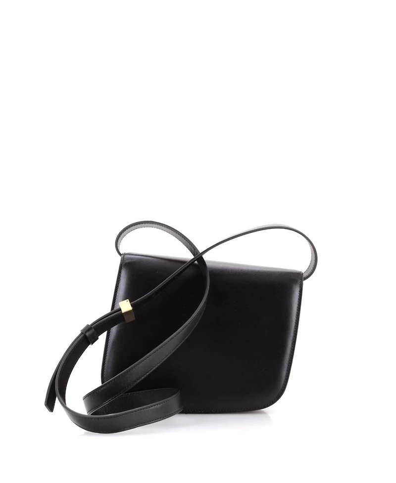 Pre-Owned Salvatore Ferragamo Small Fiamma Crossbody Bag Leather