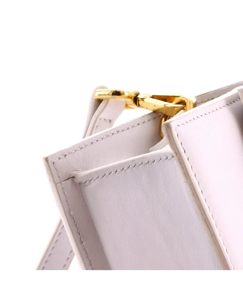 Pre-Owned Jacquemus Le Bambino Top Handle Flap Bag Leather
