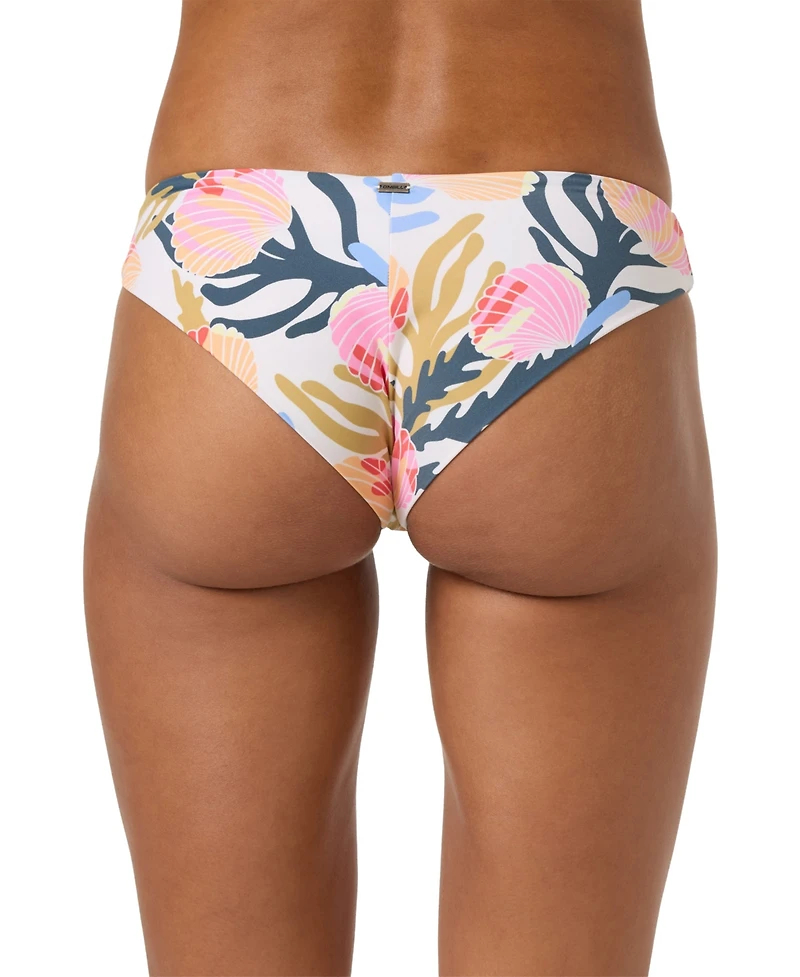 O'Neill Women's Cora Geo Comber Mid-Rise Bikini Bottom