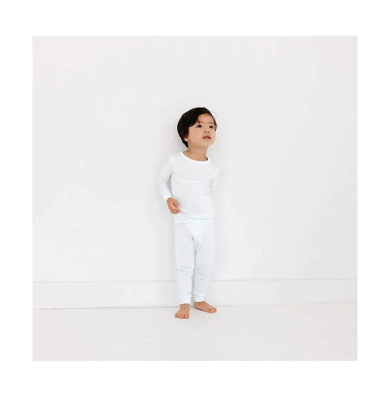 Motette Toddler Boys Cloud Stripe Pajama Set