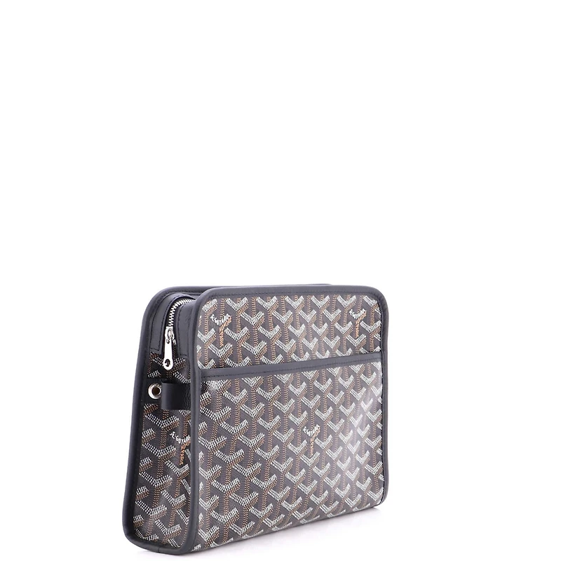 Pre-Owned Goyard Mm Jouvence Toiletry Pouch Coated Canvas